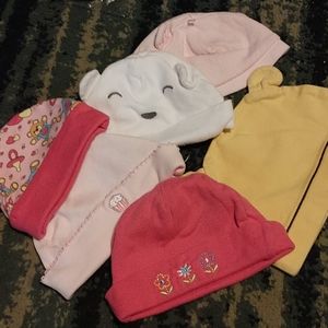 Baby hats and bibs